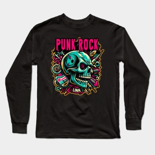 Rhythmic Rebellion: The Pulse of Punk Rock Long Sleeve T-Shirt